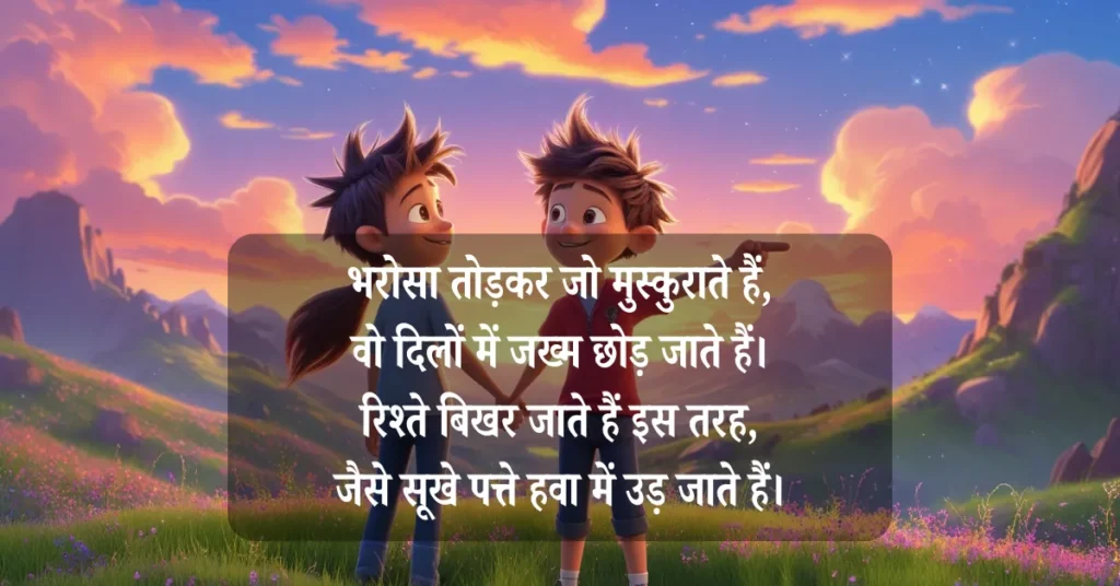 Bharosa Todna Shayari