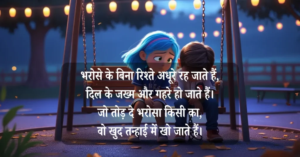 Emotional Bharosa Shayari