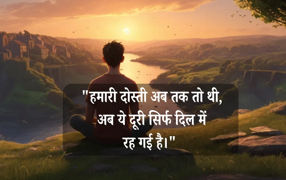 Emotional Friendship Breakup Quotes in Hindi