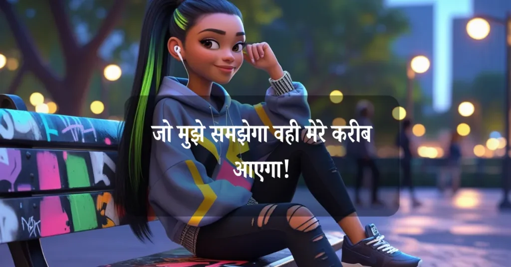 Girls Attitude Shayari for Instagram Captions