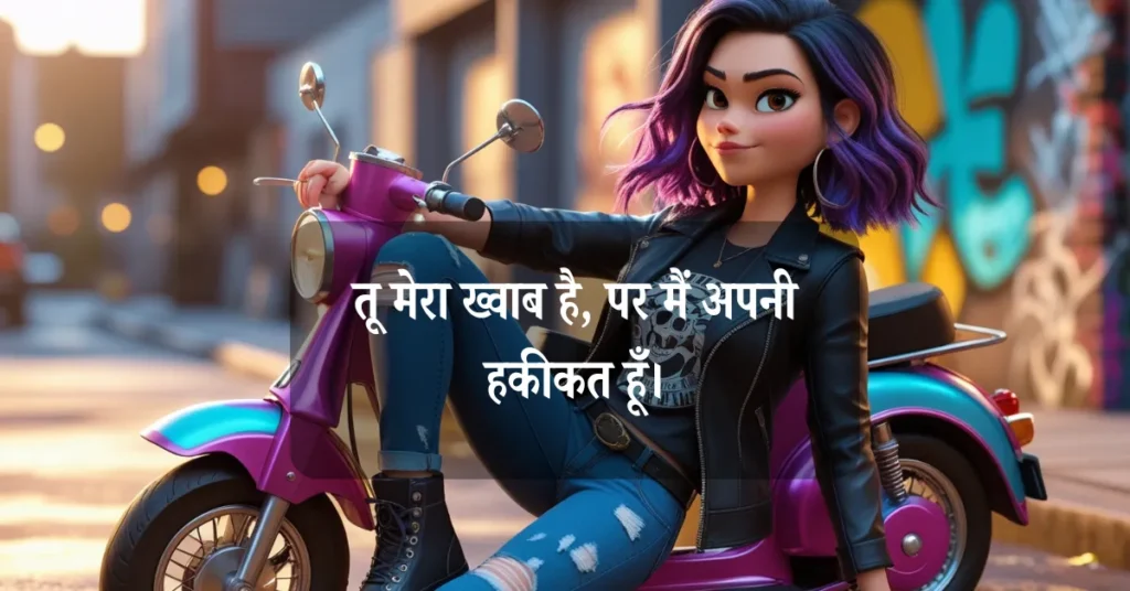 Romantic Girls Attitude Shayari in Hindi