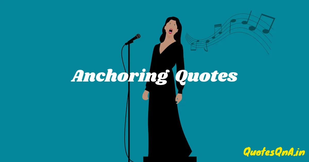 Anchoring Quotes in Hindi