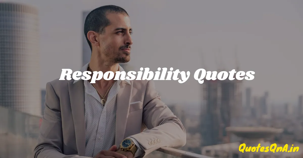Responsibility Quotes in Hindi