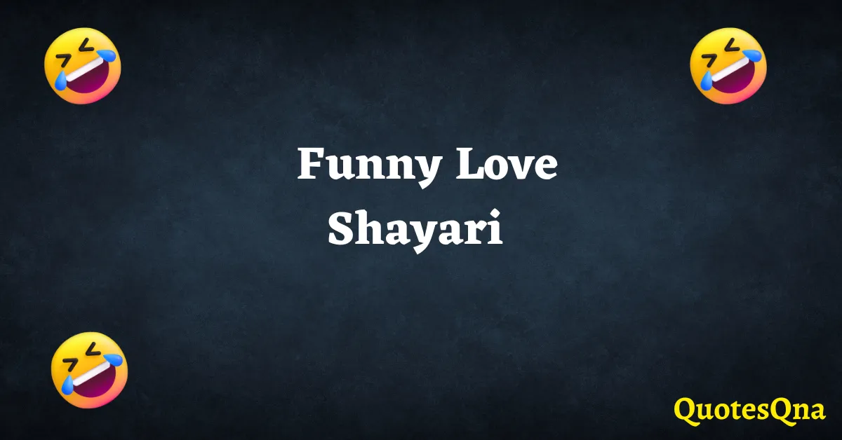 Funny Love Shayari in Hindi