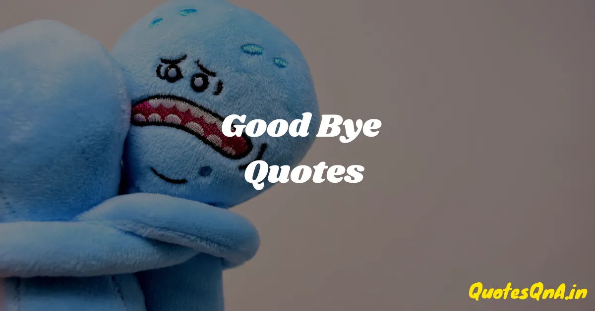 Good Bye Quotes in Hindi